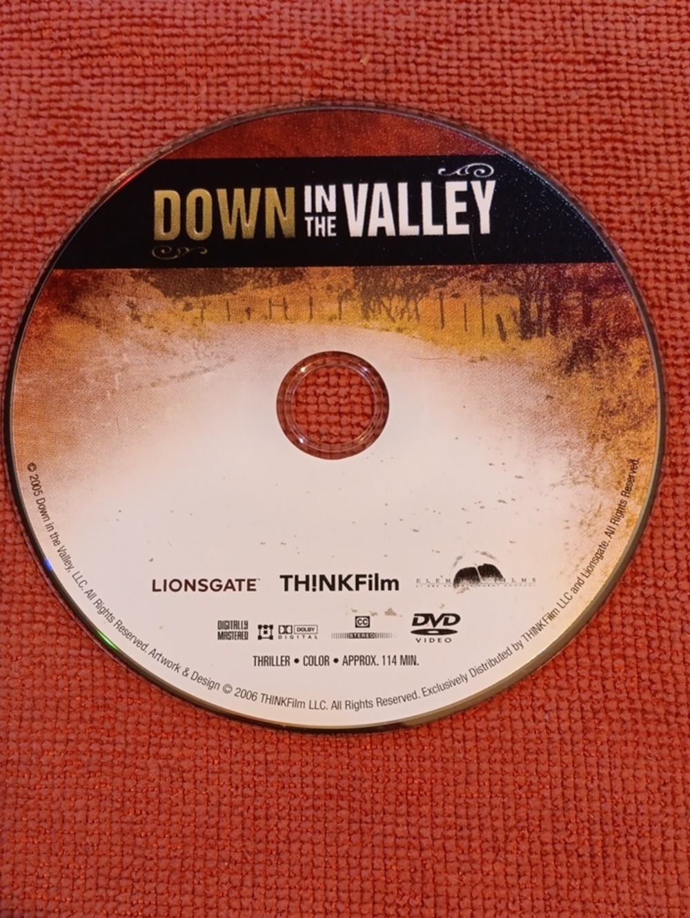 2/$8 Down in the Valley (DVD) *NO CASE*